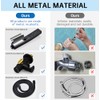 G-Promise All Metal Handheld Shower Set with 3-Function Showerwand, included