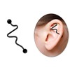 Industrial Piercing 316L Steel Bar 1.6 x 35 mm or