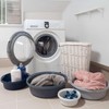 KADAX Matte Plastic Washing Bowl, Plastic Bowl, Round Washing Bowl,