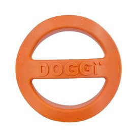 Van Ness Pets Doggi Catch and Carry Flying Disc Floating Dog Toy, Small, Orange
