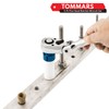 TOMMARS Flex-Head Ratchet Set, 1/4", 3/8", 1/2" Drive Flexible Ratchet