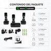 D1002 TAM-T Teléfono Inalámbrico de 3 Auriculares, con Contestador Automático