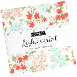 Lighthearted Charm Pack by Camille Roskelley; 42-5" Precut Fabric Quilt Squares