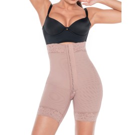 DELIE Fajas Colombianas Moldeadoras 346 High Compression Butt Lifting Shapewear Shorts BBL Shorts with Tummy Control