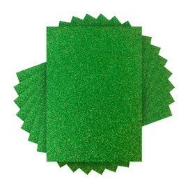 Craft Perfect - Glitter Card - Lucky Shamrock - A4 (Pack of 30 Sheets)