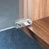 Glass Door Pivot Hinge, Polished Brass Pair
