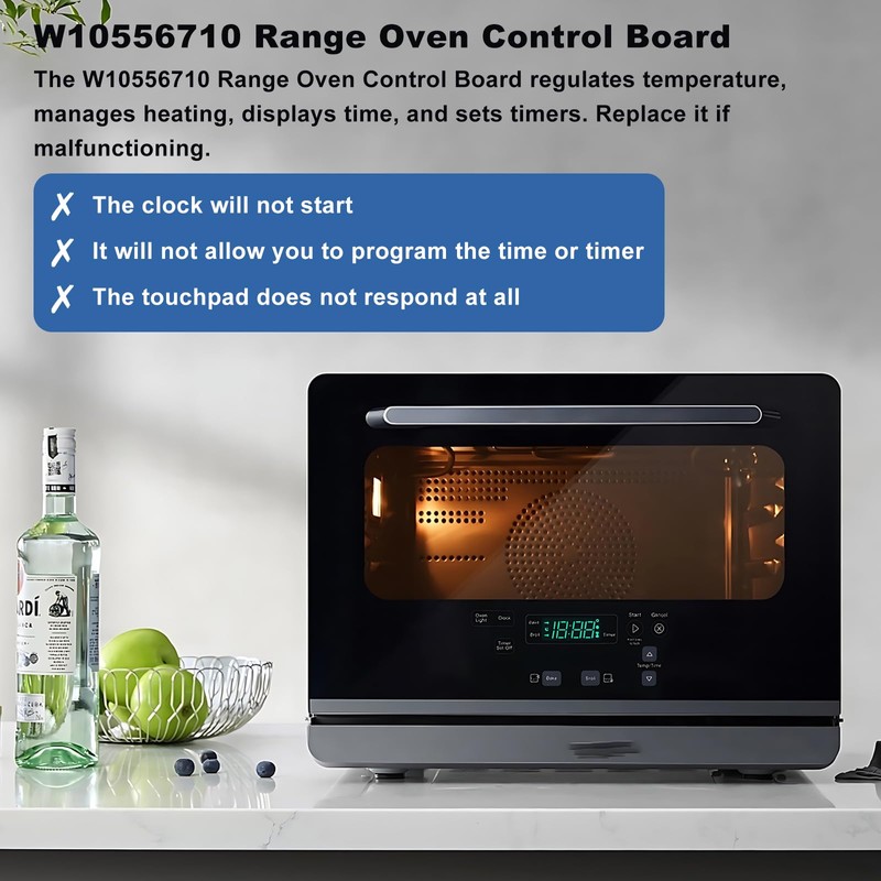 W10556710 Suitable for Whirlpool Control Board，Suitable for Whirlpool Oven Control