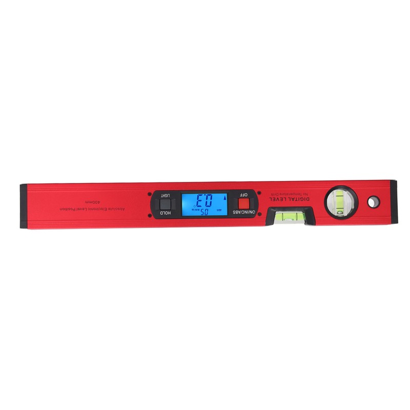 400mm Digital Level Ruler Electronic LCD Display Aluminium Alloy Magnetic