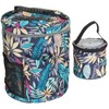 2Pcs Storage Bag 600D Oxford Cloth Printing MultiPocket Hand Strap