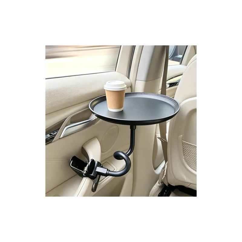 Bandeja de comida ajustable para coche, mesa de comedor, consola