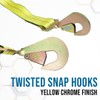 Boxer Tow Dolly Basket Straps with Twisted Snap Hooks and