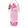 RED OCEAN Mother Is An Angel Grave Hanging Wooden Angel