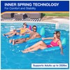 SwimWays Spring Float Premium Recliner Pool Lounger, Inflatable Pool Floats