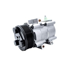 FKG AC Compressor and A/C Clutch 4L3Z19703AB Fit for 1997-2001 Ford E-150 Econoline 4.6L 5.4L, 1997-2001 Ford E-250 Econoline 5.4L, 1997-2002 Ford Expedition 4.6L 5.4L