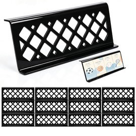 12 Pack Modular Trading Card Risers for Display Case, 9.25 in Long