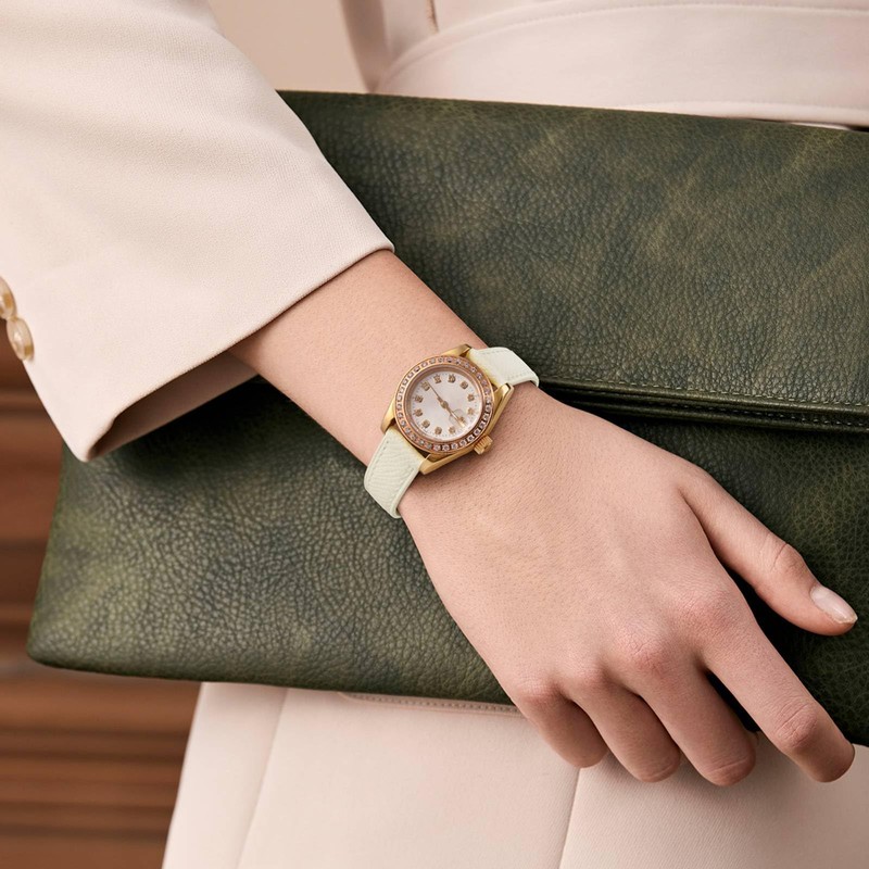 WOCCI 18mm Grace Watch Band for Ladies, Top Grain Leather,