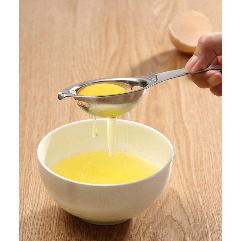 Stainless Steel Egg White Yolk Separator,Food-grade Safety Material Egg Divider