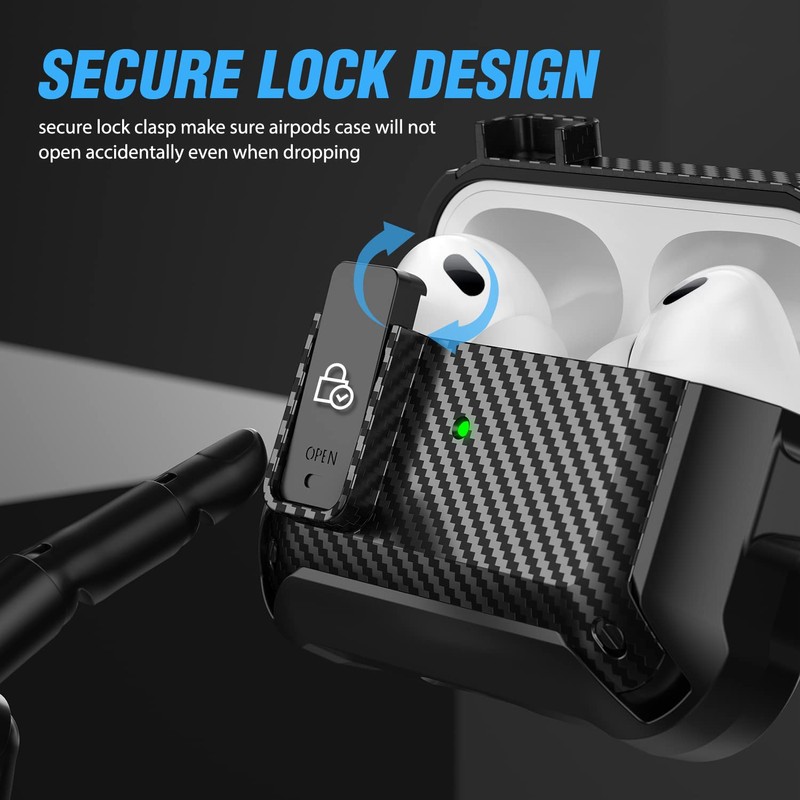 Valkit Armor Series Full-Body Shockproof Protective Case Cover for AirPods