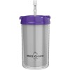 Whirley Drink Works 32 oz Hospital Mug with Purple Lid