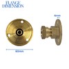 Wärmer System Wallplate PSW Flange Bracket for Outside Tap Universal