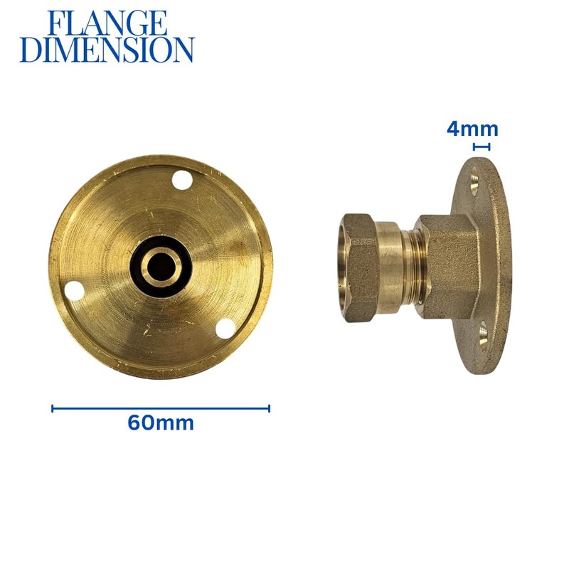 Wärmer System Wallplate PSW Flange Bracket for Outside Tap Universal