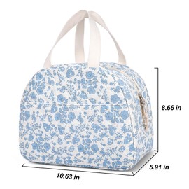 Lunch Bag,Insulated Lunch Bags for Women,Lunch Tote Bags,Large Capacity Cooler Bag with Compartments for Work, Picnics or Travelling