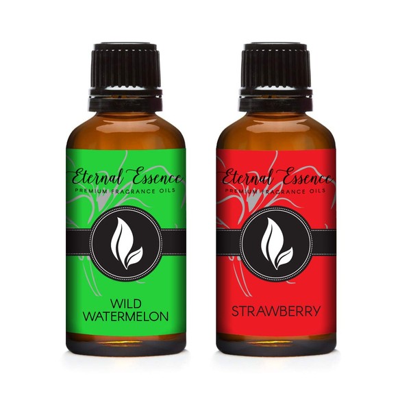 30ML - Pair (2) - Strawberry & Wild Watermelon - Premium Fragrance Oil Pair - 30ML