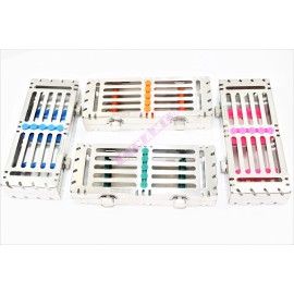 CYNAMED DETACHABLE STERILIZATION CASSETTE WITH DOUBLE BUTTONS 5 SLOT GERMAN GRADE - ALL 4