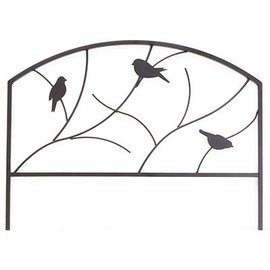 Panacea Perching Birds Garden Border Fence, 18"H, Pack of 12