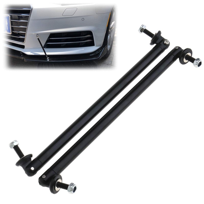 D2D 2 x 200mm Adjustable Front and Rear Bumper Splitter