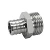 Fitvell Stainless Steel Garden Hose Adapter Fitting 3/4" PEX Barb