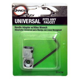 Danco 80654 Universal Faucet Handle Adapter, Metal, Stainless Steel