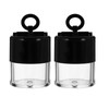 2Pcs 10 Gram Plastic Powder Case Face Powder Jar Container