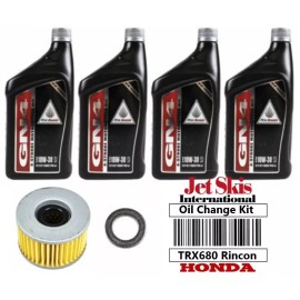 Honda For Honda TRX680FA TRX 680 Rincon Rubicon Oil Change Kit Oil Filter & Washer