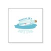CafePress Message in A Bottle Sticker Square Bumper Sticker Car