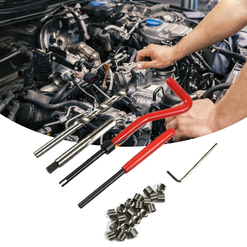 15Pcs M-10 x 1.0 Thread Repair Kit Helicoil Compatible 10mm