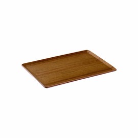 KINTO Placemat, 10.6 x 7.9 inches (270 x 200 mm), Teak Wood 22949