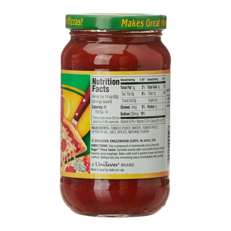 Ragu Pizza Sauce - Homemade Style, 14 Ounce, Count 1