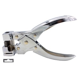 Kucaa Heavy Duty Steel Handheld Hanger Hole Punch Airplane Hole Punch Euro Slot Punch Butterfly Hole Punch T-Hook Clamp Pliers for Paper PVC Card