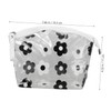 TOVINANNA Clear Toiletry Bag Travel Cosmetic Pouch with Stylish Floral