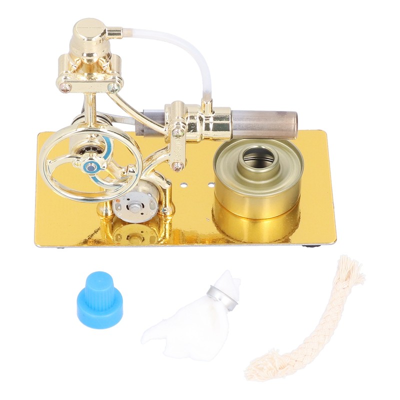 Mini Stirling Engine Model Miniature Steam Power Motor Educational Physical