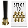 Decorex Hardware Aluminum Flat Base Shoe - DIY-Friendly Metal Balusters