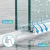 Sliding Shower Door Bottom Seal - 2 Pack for Frameless