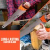 18” Hand Saw for Wood Cutting, 6 TPI Fine Cut,