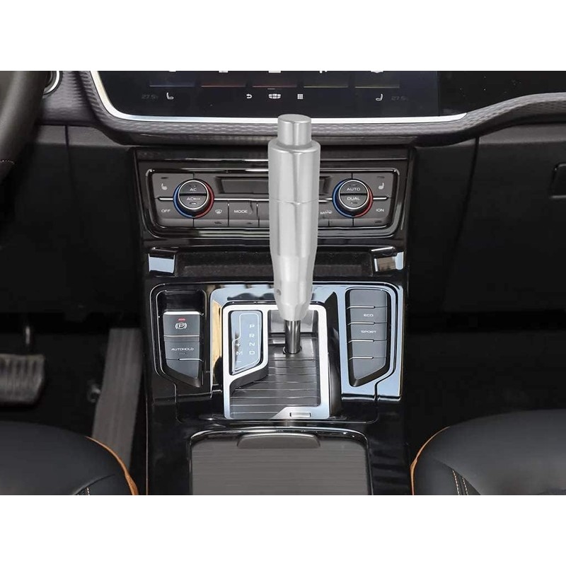 Lunsom Button Shift Knob Aluminum Shift Lever Metal Shift Knob