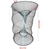 Tbest Red de Pesca con Diseño Plegable, 25-40 Cm