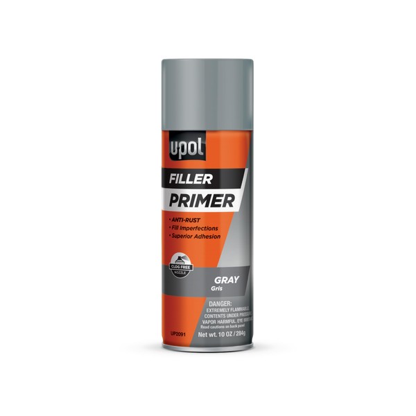 U-POL Filler Primer, Multi-Use, Strong-Hold Vehicle Primer Spray With Anti-Rust