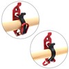 (8 Pack) Shovel Mount for Roof Rack, Metal Rubber Clamp
