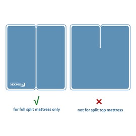 Split California King Mattress Protector Pad for Adjustable Beds, Absorbent Quilted Mattress Pad Topper Cover, Fitted Mattress Protector, Down Alternative Filling Mattress Cover Waterproof