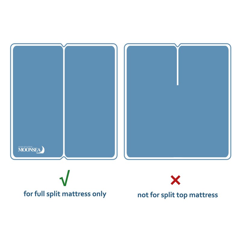 Split California King Mattress Protector Pad for Adjustable Beds, Absorbent
